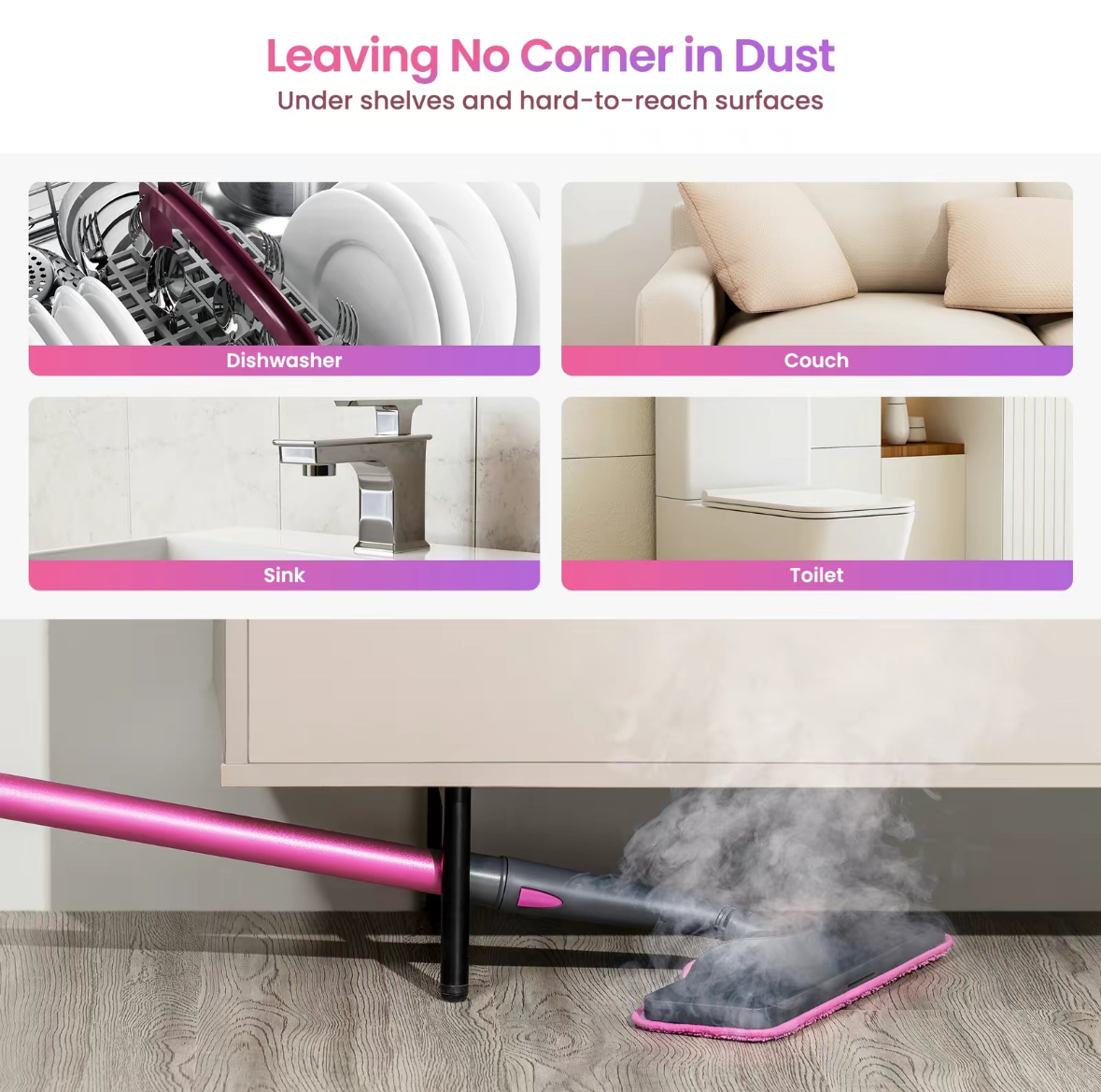 Schenley Steam Mop Cleaner - Image 3